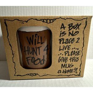 NEW IN BOX Will Hunt 4 Food Coffee Mug - Fathers day Cup Office Pen Holder Deer